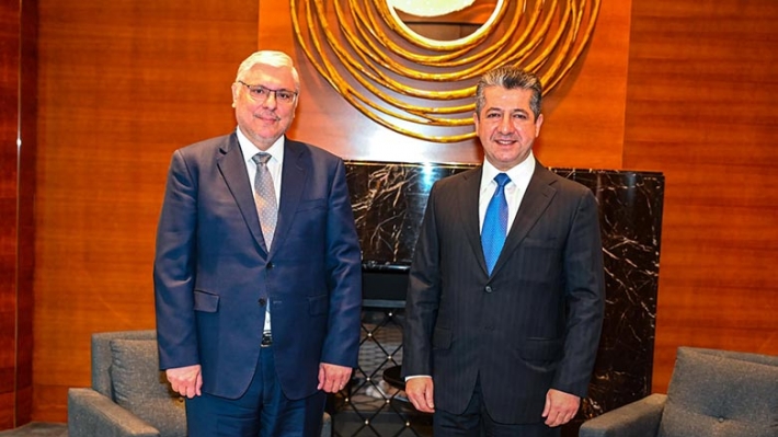 Mesrûr Barzanî bi serkonsulê Iraqê yê Londrayê bi Cafer es- Sedr re civiya