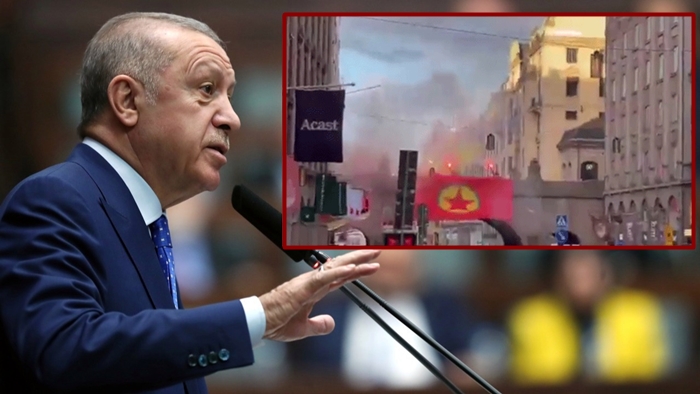 Erdogan xwepêsandan û alên PKKê wek sedema vetokirina endamtiya NATOyê nîsan da!