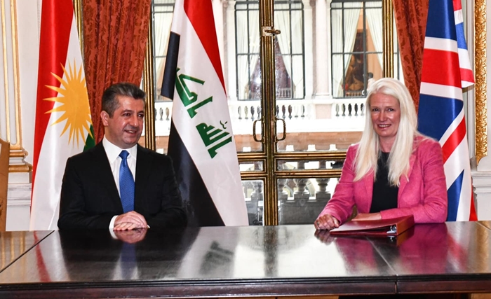 Serokwezîr Barzanî bi Wezîra Dewletê ya Brîtanya re civiya