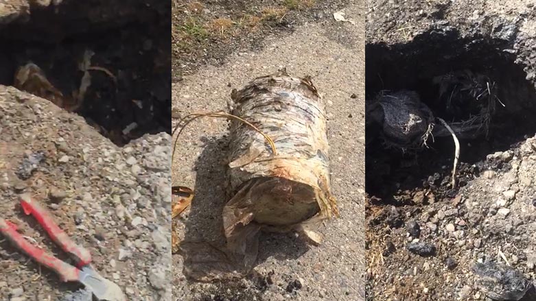 200 kîlo TNT ya PKKê li ser rêya sivîlan çandibû hat pûçkirin