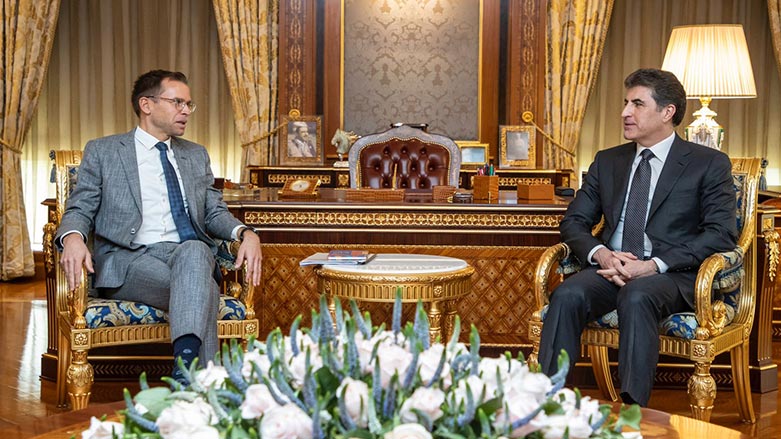 Nêçîrvan Barzanî bi Balyozê Belçîkayê re çend mijarên girîng gotûbêj kir