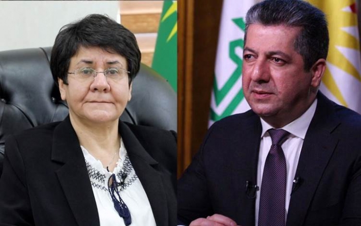 Mesrûr Barzanî sersaxiya wezîra kar ya Kurdistanê kir