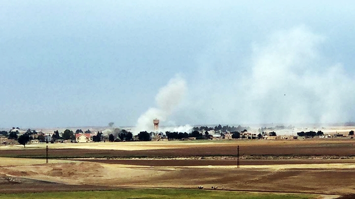 Rojava | Santrala elektrîkê û hejmarek gund hatin topbaran kirin