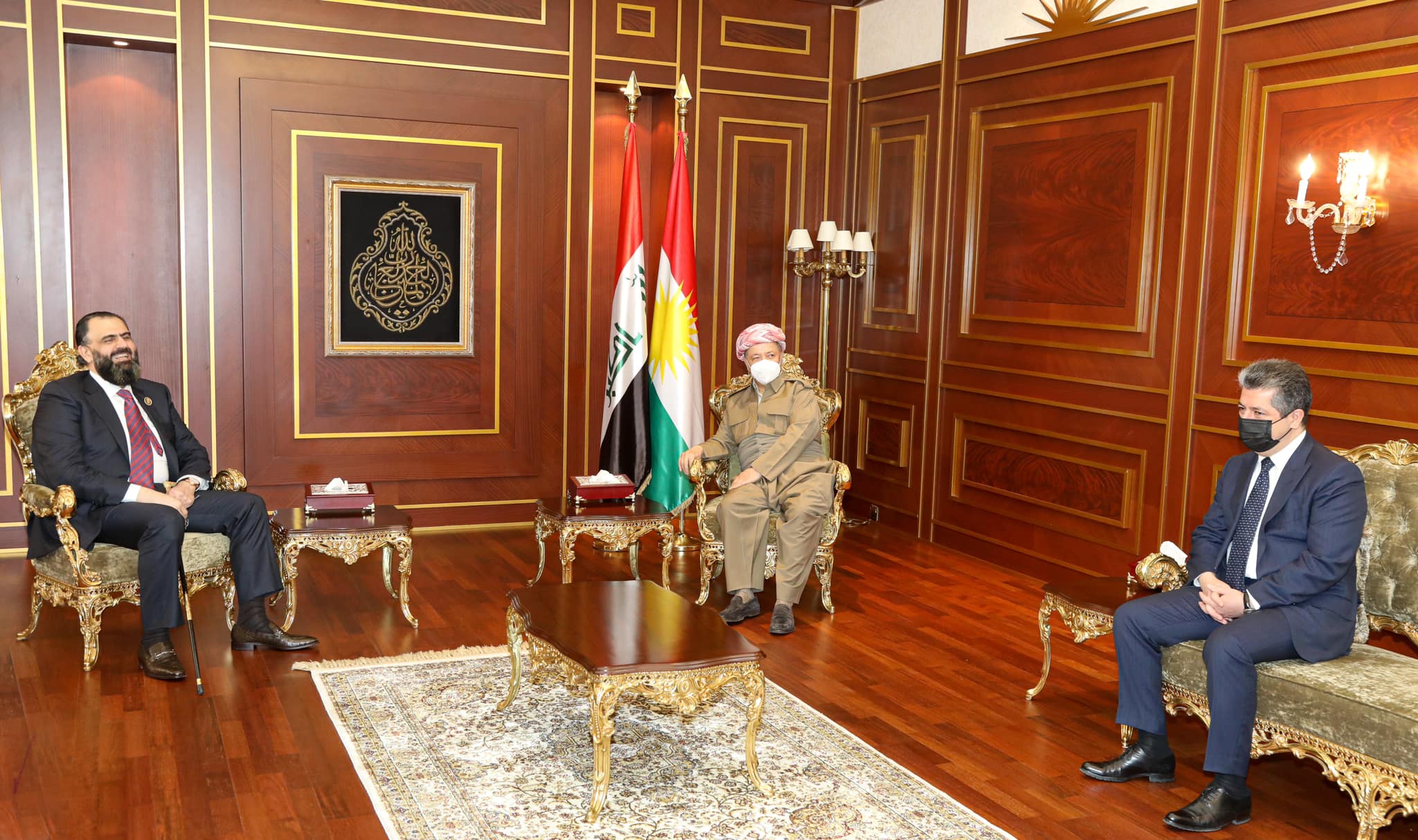 Sêx Kesnezanî seredana Serok Mesûd Barzanî kir