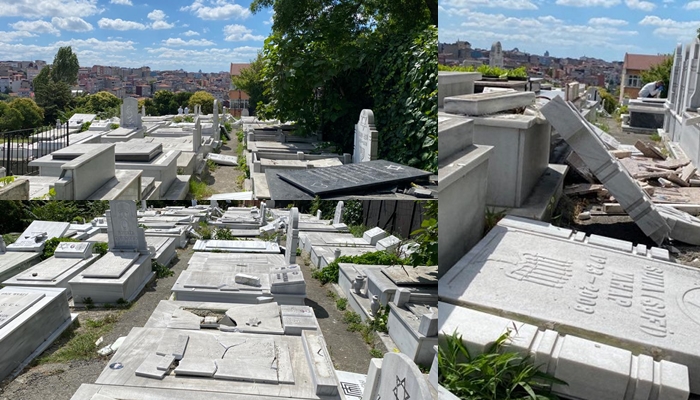 Balyozxaneya Îsraîlê bertek ji êrîsa ser goristina Cihûyan a Stenbolê re nîsan da