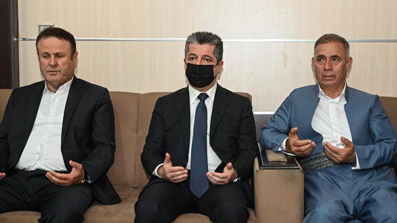 Mesrûr Barzanî çû sîna her du mamosteyên Zanîngeha Selahadîn