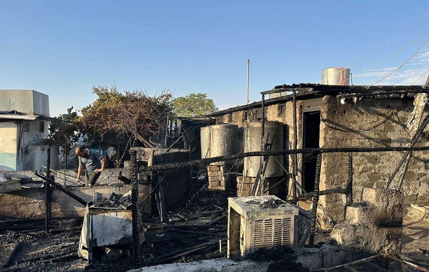 Zaho’da mülteci kampında yangın: 30'dan fazla iş yeri yandı