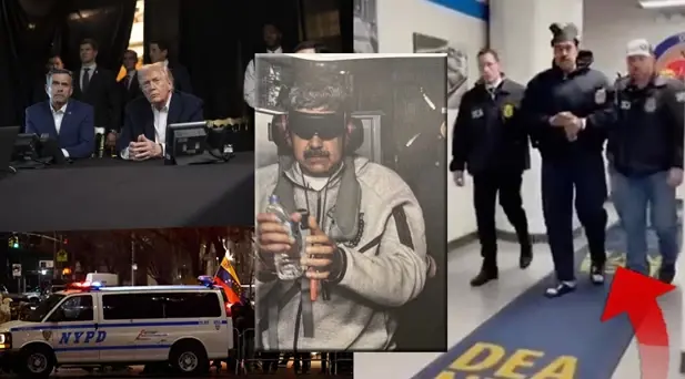 Maduro'nun yeni görüntüleri: Elleri kelepçeli