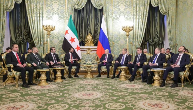 بوتين يؤكد على العمل لتنمية العلاقات الثنائية مع سوريا