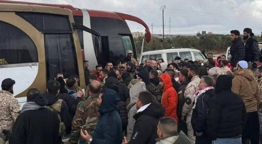 نجاح عملية تبادل لـ 86 أسيراً وموقوفاً بين دمشق و"الحرس الوطني" في السويداء