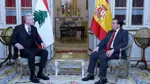 رجي التقى نظيره الإسباني: الحكومة ملتزمة حصر السلاح