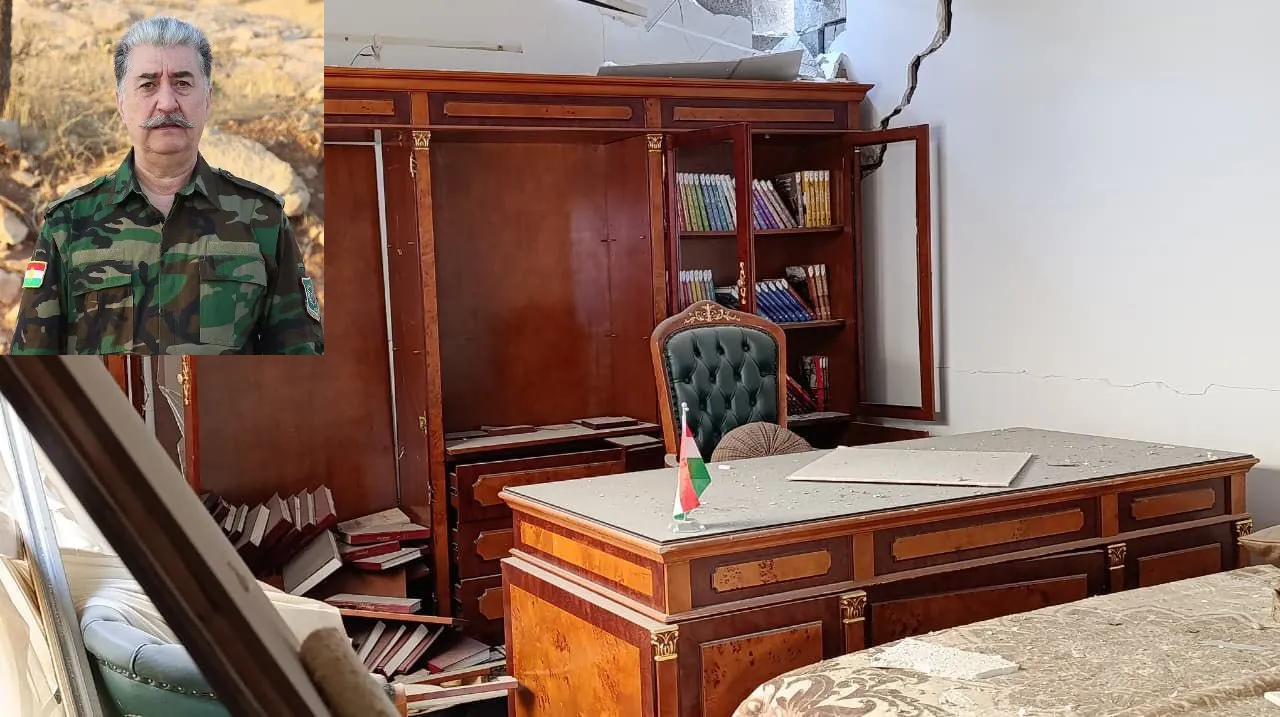 Êrîşî baregeha PAKê hat kirin: Ofîsa Yazdanpena rûxiya