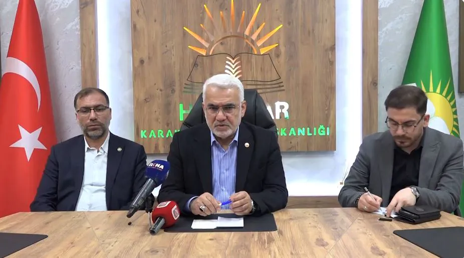 HÜDA PAR lideri: İran düşerse sıra Türkiye'dedir