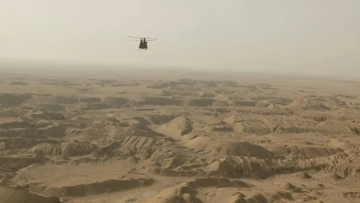 إنزال جوي أمريكي في صحراء الأنبار والنجف واشتباكات مع القوات العراقية