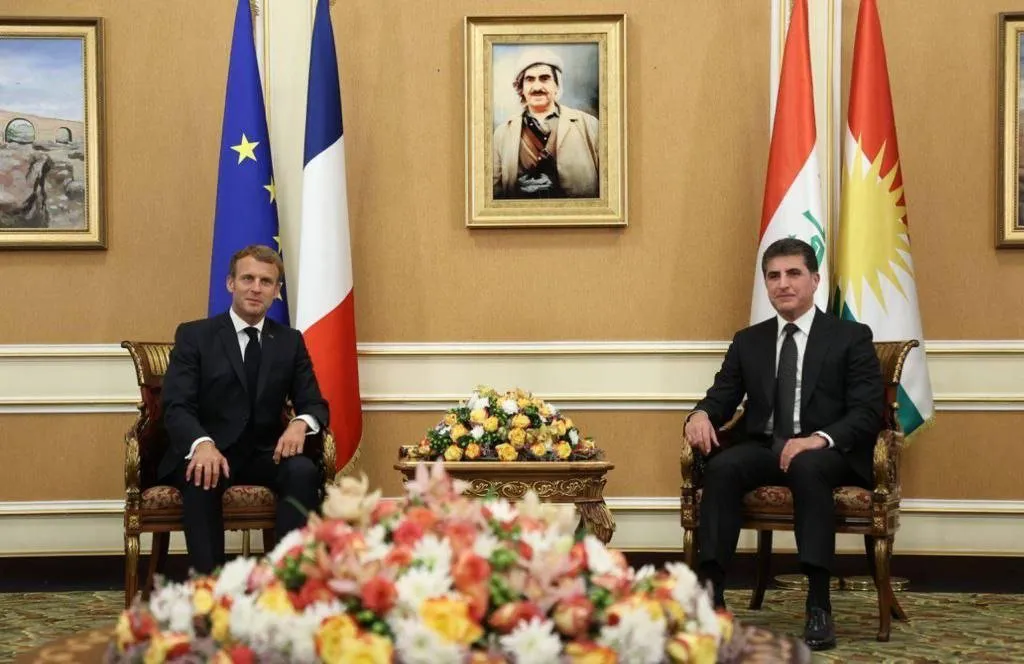 Serokê Fransa Macron peyamêk bi kurdî weşand