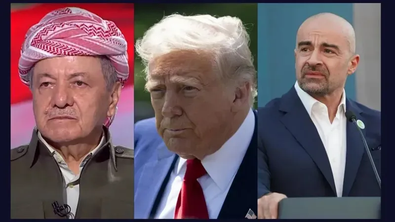 "أكسيوس": ترامب يجري اتصال هاتفي مع الرئيس مسعود بارزاني وبافل طالباني