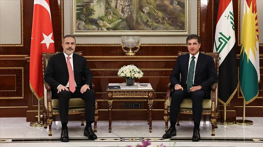 Nêçîrvan Barzanî û Hakan Fîdan li ser rewşa dawî axivîn