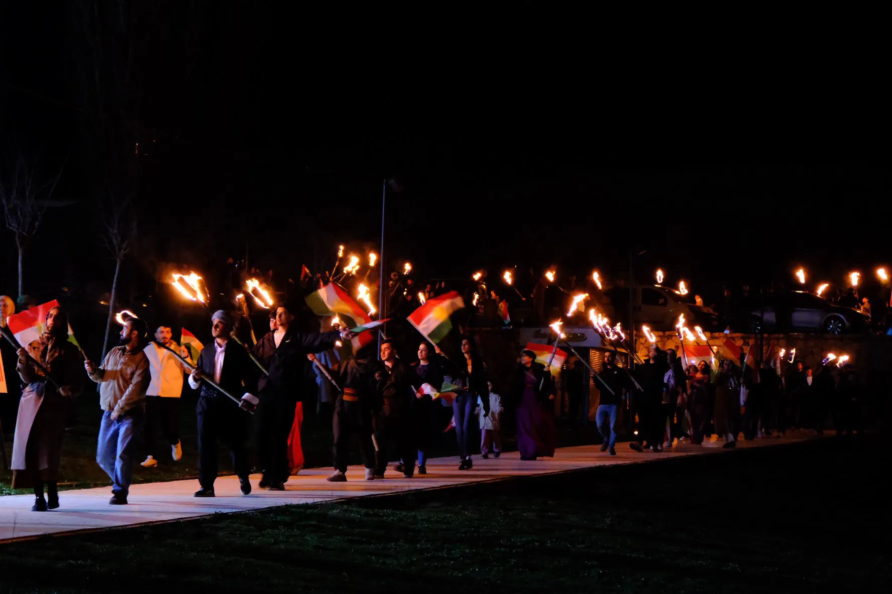 Vejîn Newroz’u Malabadi Köprüsü’nde kutladı 