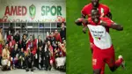 Gol kralı Amedsporlu Diagne'den takım arkadaşlarına telefon sürprizi