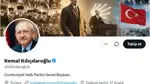 Kılıçdaroğlu X hesabını güncelledi: 'CHP Genel Başkanı' yazdı