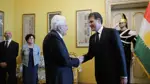  Neçirvan Barzani Roma’da İtalya Cumhurbaşkanı Mattarella ile görüştü