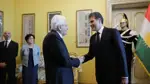 نيجيرفان بارزاني يبحث مع الرئيس الإيطالي في روما تعزيز العلاقات الثنائية