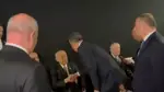 Bahçeli ve Özel resepsiyonda tokalaştı