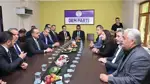 محافظ اربيل في زيارة رسمية لحزب المساواة وديمقراطية الشعوب في وان