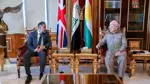 Serok Barzanî pêşwaziya Balyozê Brîtanyayê li Iraqê, Irfan Siddiq, kir