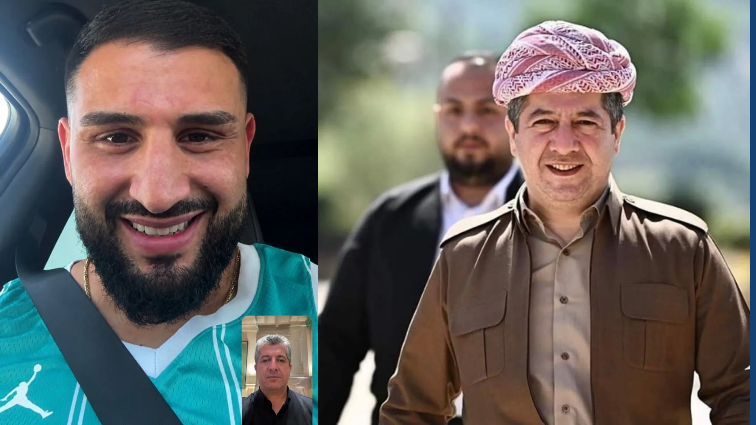 Serokwezîr Barzanî şampiyonê cîhanê Egît Kabayel pîroz kir