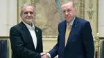 Erdoğan ile Pezeşkiyan görüştü 