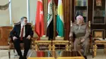 Başkan Barzani, Türkiye Büyükelçisi'ni kabul etti