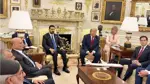 ترامب والزيدي يبحثان تعزيز العلاقات الاقتصادية والأمنية بين واشنطن وبغداد