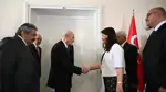DEM Parti İmralı heyeti, TBMM'de Devlet Bahçeli'yi ziyaret etti