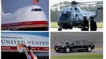 Trump Ankara'ya uçağı, helikopteri ve makam aracıyla geliyor