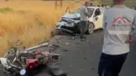 Li Mêrdînê otomobîl û motorsîklet li hev ketin: 2 kes mirin