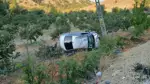 Adıyaman’da otomobil meyve bahçesine yuvarlandı: 4 yaralı