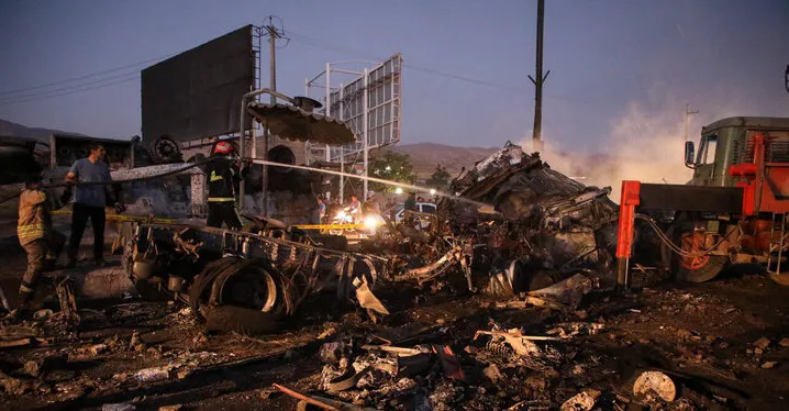 Rojhilat’ta yakıt tankeri faciası: 11 kişi öldü